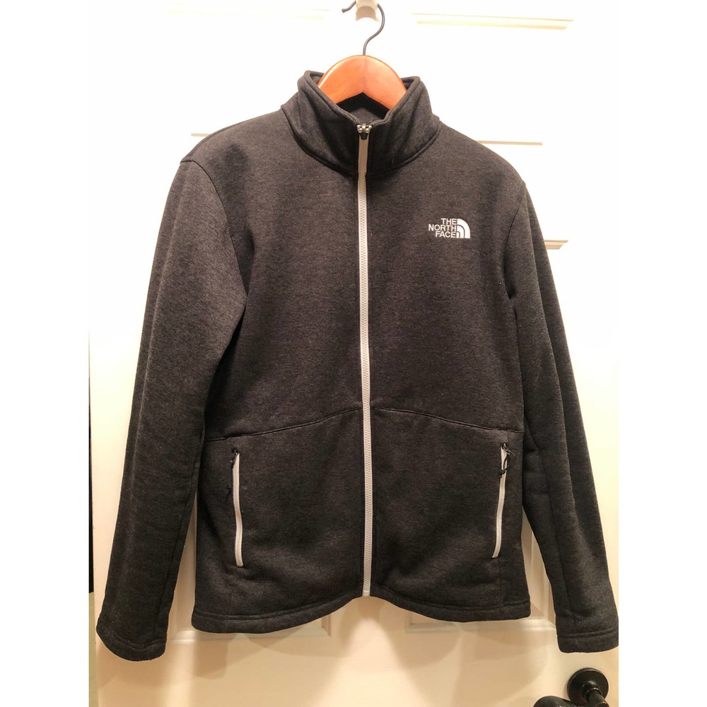 The North Face Men's Gray Zip Front Jacket, Size M